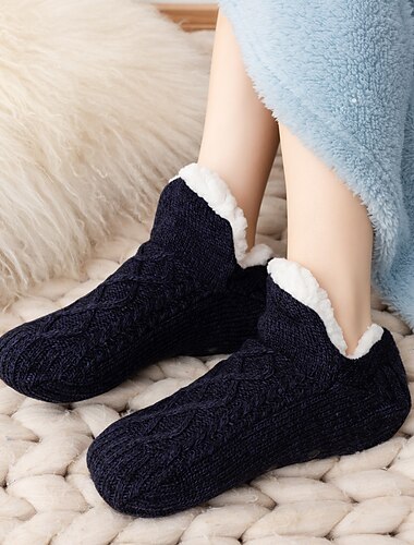  Winterplüsch verdickte Heimbodensocken Plüschisolierung für Männer und Frauen Erwachsene Abgabesocken Hausschuhe Socken Sockensets