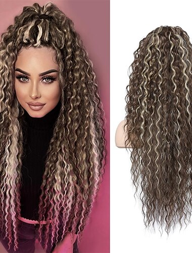  Kordelzug Pferdeschwanz Damen / Weich / Klassisch Synthetische Haare Haarstück Haar-Verlängerung Locken 26 Zoll Party / Abend / Freizeitskleidung / Urlaub