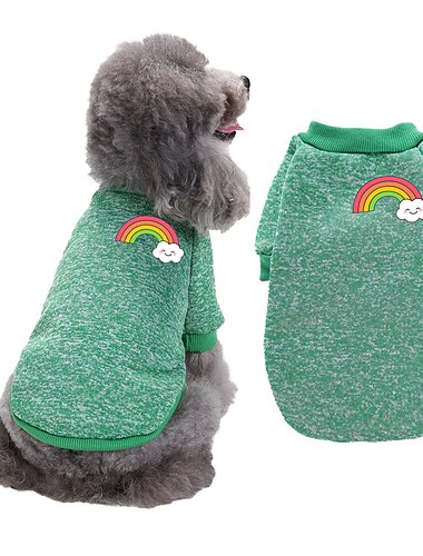  Honden Katten Sweatshirt Modieus Stoer Winter Warm Ademend Zacht Wasbaar Comfortabel Halloween Buiten Casual / Dagelijks Hondenkleding for Bichon Frise pomeranian kleine huisdieren Vlinder Small