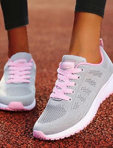  scarpe da corsa leggere e traspiranti da donna: sneakers sportive completamente bianche per palestra, passeggiate e uso quotidiano