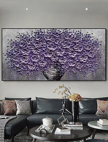  Großes, handgefertigtes Ölgemälde mit goldenem Blumenmuster, handgemaltes Texturbaumgemälde, Wandkunst, modernes Landschaftsölgemälde für Heimdekoration, gerollte Leinwand, kein Rahmen, ungedehnt