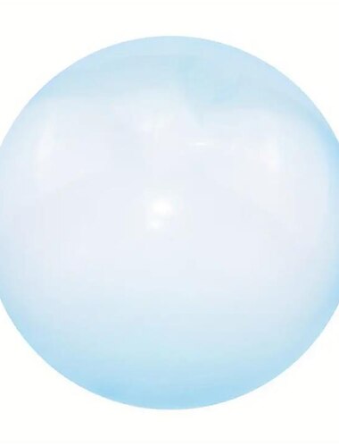  1/2/3 pcs Toy Bubble Ball with pump 27/47 inch Holiday Bouncy Ball Elastic Super Large Beach Balloon Inflatable Funny Toy Ball for Garden Outdoor Indoor Play