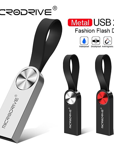  usb-minne 128gb 64gb 32gb pendrive nyckelring flash-enhet usb-minne 16gb minnessticka metall pennenhet fri frakt