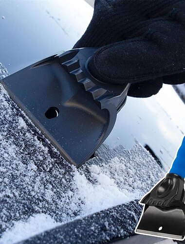  أداة تنظيف مجرفة الثلج في السيارة ومزيل ملحقات السيارة وإزالة الثلج ومكشطة الشتاء للزجاج الأمامي للسيارات