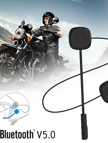 Bluetooth 5.0 モトヘルメットヘッドセットワイヤレスハンズフリーステレオイヤホンオートバイヘルメットヘッドフォン mp3 スピーカー