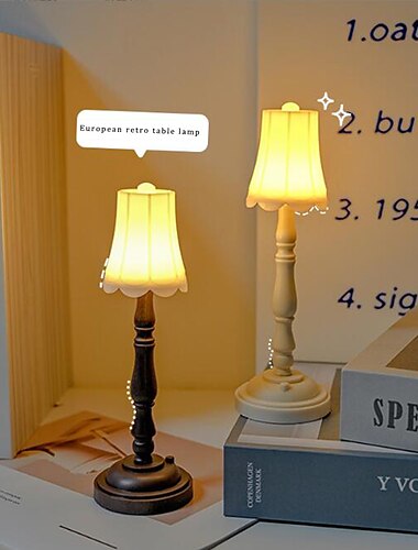  retro noční světlo ložnice ložnice ochrana očí u postele malá lampa noční stolek evropská mini ozdoba dekorace domácí dárky