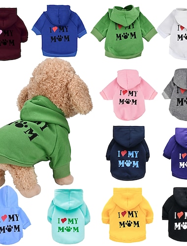  Perros Gatos Saco y Capucha Moda Fiesta Invierno Transpirable Suave Lavable Cómodo Navidad Exterior Casual Diario Ropa para perros for Bichón Frisé Pomerania Animal doméstico del bebé Mariposa Small