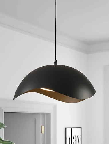 LED-Pendelleuchte, Schmiedeeisen-Kronleuchter, Retro-Industrielampe, Öl eingerieben, Weißmetall-Finish, E27, kreative Pendelleuchte, Lampenschirm, Hängeleuchten für Kücheninsel, Esszimmer,