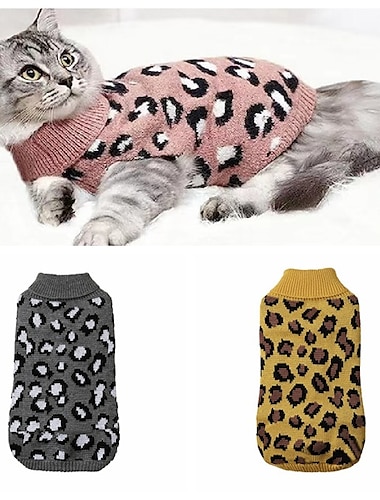  Chien Chat Pull Mode Mignon Hiver Respirant Doux Lavable Confortable Extérieur Décontracté Quotidien Vêtements pour Chiens for Bichon Frisé Spitz Nain Bébé Animal Papillon Petit