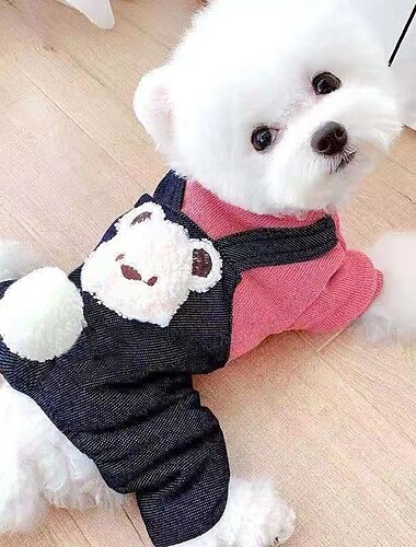  Psy Koty Bluza dresowa Moda Śłodkie Zima Oddychający Miękka Zmywalny Wygodny Na zewnątrz Codzienne Ubranka dla psów for Bichon frise Szpic miniaturowy szczeniaków i młodych kotów Motyl Small