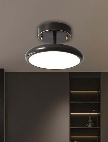  moderna plafoniera a led semi-incasso, lampada da soffitto nero / oro a 3 colori a 3 colori da 12 cm, lampadario a soffitto tutto in rame, apparecchi di illuminazione per decorazioni per la casa, per