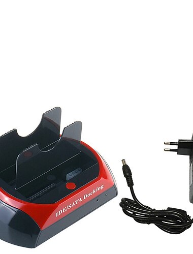  Dual-Disk, neu und alt, serieller und paralleler Port mit doppeltem Verwendungszweck, mobiles Festplatten-Dock, 2,5 3,5 Zoll, multifunktionales IDE, mechanisch, SATA, universell