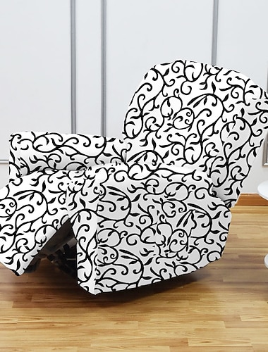  Fundas elásticas para sillones reclinables, fundas para sillones reclinables, fundas para sofá de 1 plaza con lazo elástico, protector de muebles antiarañazos para niños, mascotas, perros y gatos