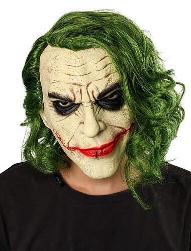  Hombre Cosplay Víspera de Todos los Santos Accesorios de Halloween Máscara de la mascarada  para  Víspera de Todos los Santos Mascarada