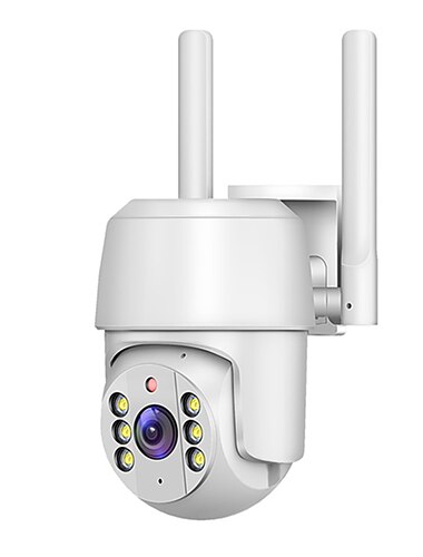  1080p/720p Überwachungskamera, drahtlose WLAN-PTZ-Kamera, wasserdichte Außenkamera, Vollfarb-Nachtsicht, Zwei-Wege-Audioüberwachung, automatische Verfolgung, CCTV-Videoüberwachungskamera