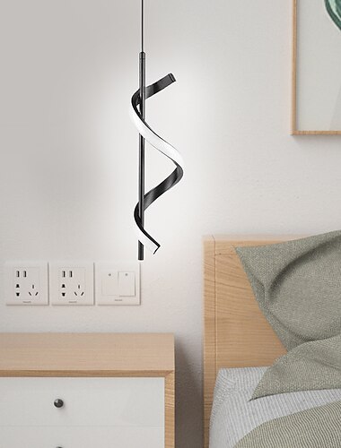  lampy wiszące szczotkowane złoto czarne oświetlenie wiszące na wyspę kuchenną, spiralne oświetlenie kuchenne sufitowe, lampy wiszące wyspa kuchenna, złoty mosiądz wisiorek oświetlenie, 4000k