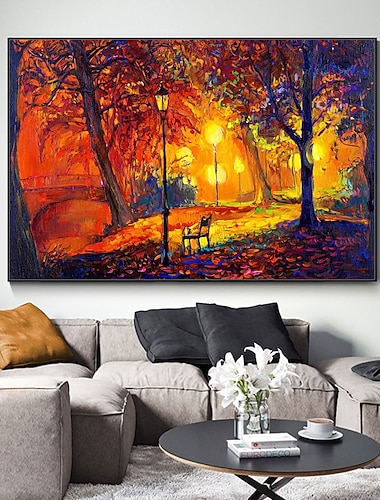  mintura håndlagde abstrakte tre landskap oljemalerier på lerret veggkunst dekorasjon moderne bilde for hjemmeinnredning rullet rammeløst ustrukket maleri