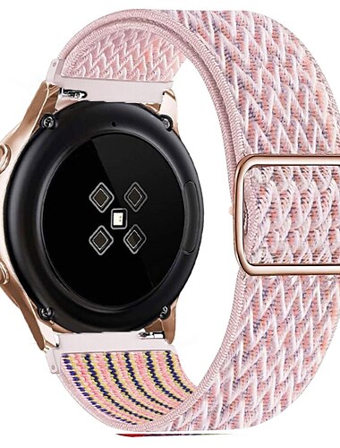  Uhrenarmband für Samsung Galaxy Watch 7/6/5/4 40/44mm, Galaxy Watch 5 Pro 45mm, Galaxy Watch 6/4 Classic 42/46/43/47mm, Watch 3, Active 2, Gear S3 S2 Nylon Ersatz Gurt 20mm 22mm Schnellspanner