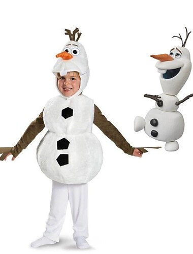  Frost Olaf Temafestdräkt Cosplay Film-cosplay for Pojkar Flickor Barn Karnival Maskerad