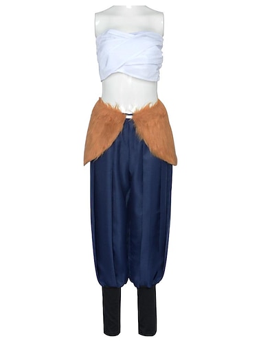  Inosuke Hashibira Anime Cosplay kostým Úbory Maškarní Cosplay obleky předvečer Všech svatých Karneval Plesová maškaráda Sukně Podprsenka Doplňky k pasu Pro Dámské Dospělé