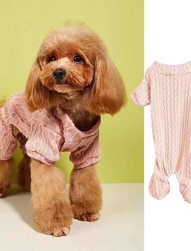  Hund Katze Pullover Jumper Mode Niedlich Winter Atmungsaktiv Weich Waschbar Bequem Outdoor Alltagstauglich Hundebekleidung for Bichon Frise Zwergspitz Baby Haustier Papillon Klein