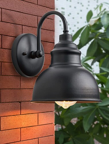  Outdoor Retro Rost Wandleuchte Beleuchtung IP65 wasserdicht Schwanenhals Scheune flache Lichter industrielle Vintage Bauernhaus Wandleuchte Außenwandleuchten 110–240 V