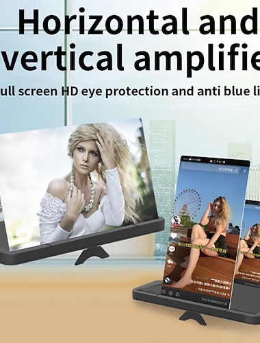 14 экранная лупа для сотового телефона портативный 3D HD увеличительный проектор увеличитель экрана для фильмов короткие видео игры