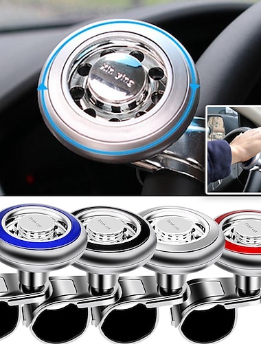  car truck power driving wheel spinner booster help knob ball handle clamp
