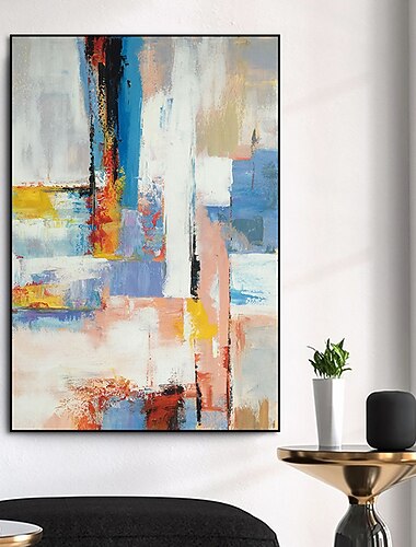 Peinture à l'huile faite à la main toile art mural décoration abstraite moderne pour la décoration intérieure roulé sans cadre peinture non étirée
