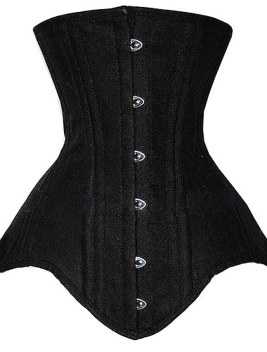  Retro Antiguo Traje de cosplay Baile de Máscaras Corsé Superior Cosplay Hebilla Color sólido Mujer Fantasía Steampunk Víspera de Todos los Santos Mascarada Rendimiento Víspera de Todos los Santos