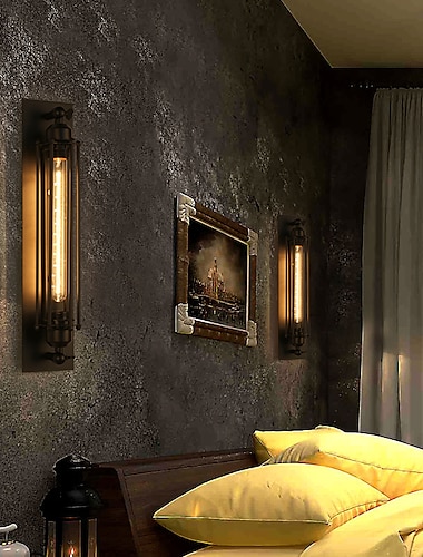  lightinthebox led-plafondlamp wandlamp 1/4 kop woonkamer plafondlamp retro industrieel slaapkamer balkon plafondlamp ronde top bar plafondverlichtingsarmaturen 110-240v