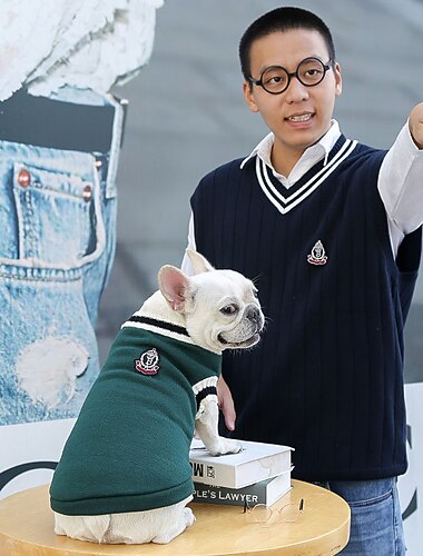  Honden Katten Gilet Modieus Casual Winter Ademend Zacht Wasbaar Comfortabel Buiten Casual / Dagelijks Hondenkleding for Bichon Frise pomeranian kleine huisdieren Vlinder Small