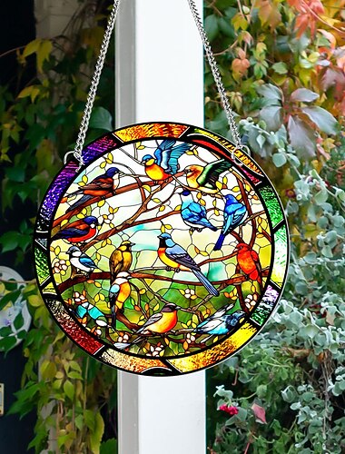  1 Stück Vogel-Wandbehang-Sonnenfänger für Haus- und Gartendekoration – perfekt für die Inneneinrichtung