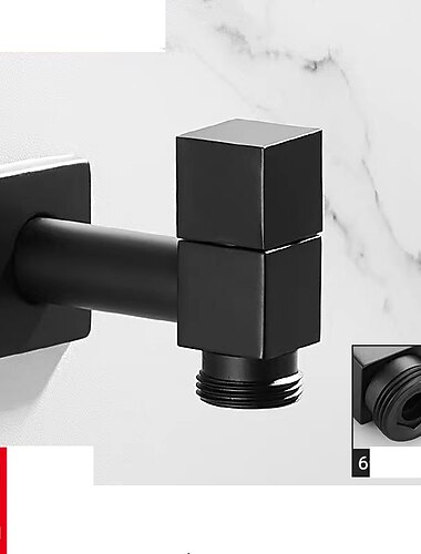  Kraan accessoire - Superieure kwaliteit Wasmachine kraan Hedendaagse Messinki Galvanisch verzilveren