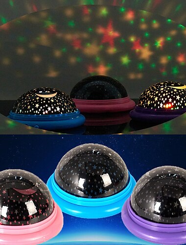  baby star sky projector lamp kleur veranderende starry ufo led nachtlampje maan kosmos kinderen speelgoed slaapkamer decor verjaardagscadeautjes