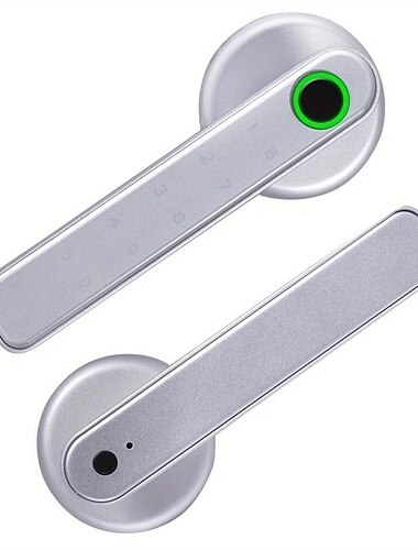  Schlafzimmertür zweireihig Graffiti Smart Lock Home Indoor Holztür Fingerabdruckschloss Büro elektronisches Passwort Türschloss