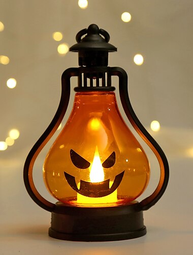  Kürbis ON / OFF Weihnachten Halloween Knopf Batteriebetrieben 1 Stück