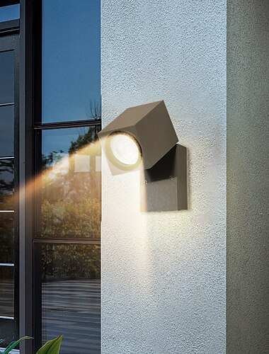  udendørs væg sconcemotion sensor justerbar vandtæt ip65 væg armatur belysning aluminium led udvendig sconcemotion til indendørs udendørs terrasse veranda 110-240v