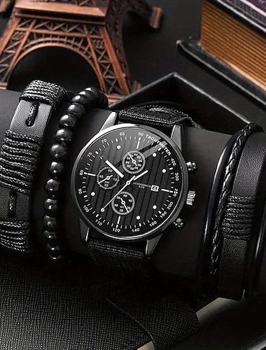  Da uomo Orologio al quarzo Retrò vintage Orologio casual Tempo del mondo Lega di alluminio Guarda