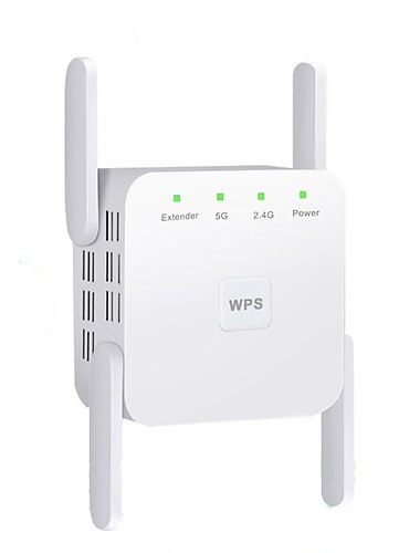  5 GHz WLAN-Repeater, kabelloser WLAN-Extender, 1200 Mbit/s WLAN-Verstärker, 802.11n WLAN-Signalverstärker mit großer Reichweite, 2,4 g WLAN-Repiter