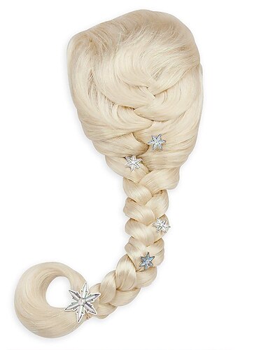  Peluca de Elsa para niños, pelucas de fiesta de cosplay de Frozen 2 (solo pelucas), pelucas de carnaval