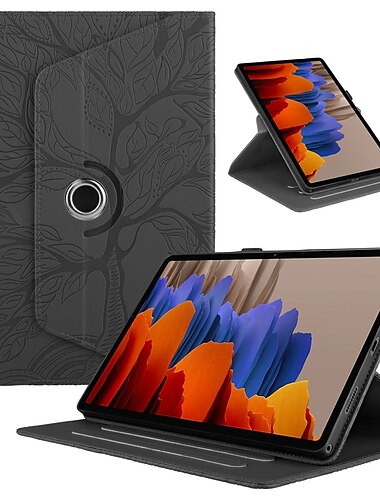  Tablette Hüllenabdeckung Für Samsung Galaxy Tab S8 11'' S7 11'' S6 Lite A8 10.5'' A 8.0" A8 A7 Lite mit Halterung Flipbare Hülle 360° Drehbar Baum TPU PU-Leder