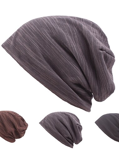  Unisexo Sombrero de Beanie Negro Café Algodón Viaje Estilo playero Exterior Vacaciones Plano