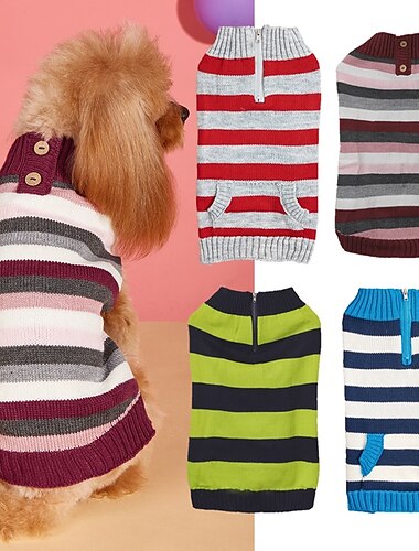  Chien Chat Pull Mode Mignon Hiver Respirant Doux Lavable Confortable Extérieur Décontracté Quotidien Vêtements pour Chiens for Bichon Frisé Spitz Nain Bébé Animal Papillon Petit