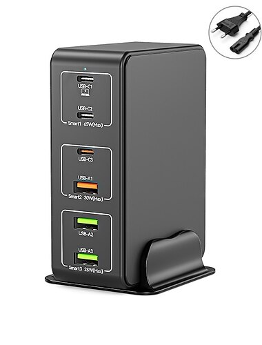  300 W Multi-USB-Ladegerät 60 Port USB-Schnellladestation Universal Carregador Portatil für iPhone 15 Samsung Xiaomi iPad Tablet