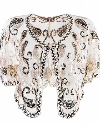  Retro Vintage Goldene Zwanziger 1920er Cosplay Kostüm Outfits Flapper-Stirnband Der große Gatsby Hochzeitsgast Pailletten Quastenfransen Damen Weihnachten Halloween Karneval Halloween Party / Abend