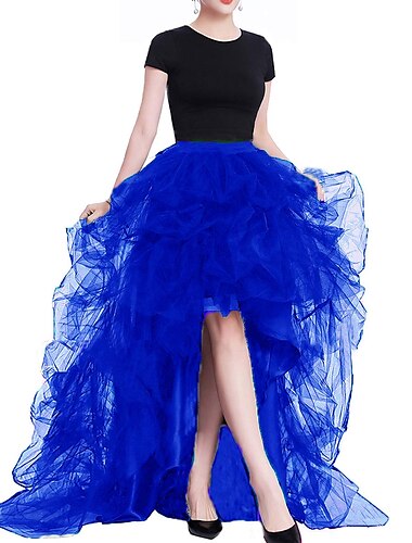  Retro Vintage Punk & Gothic Viktorianisch Cosplay Kostüm Tutu Tüllrock Hexe Damen Fantasie Steampunk Walpurgisnacht Halloween Karneval Party Erwachsene Rock Ganzjahres