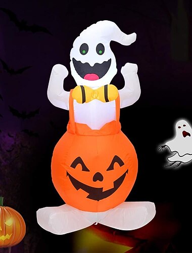  modèle gonflable de citrouille d'halloween, décoration d'halloween fantôme de citrouilles pour la décoration d'ambiance de vacances