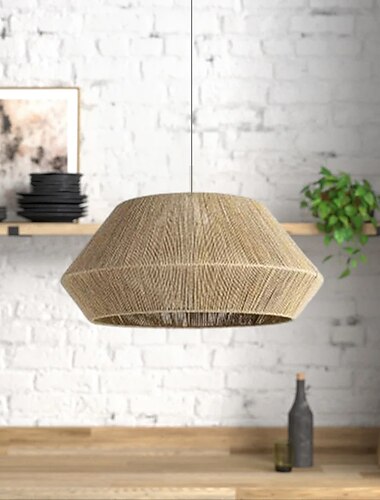  מנורת תליון במבוק מסורתית יצירתית בעבודת יד מנורת תליון 30/40/50 ס"מ רטרו מנורת תלויה במבוק ארוגה מנורת תלייה ארוגה מנורת נצרים גוף תאורה תלוי לשולחן אוכל מסעדה 110-240v