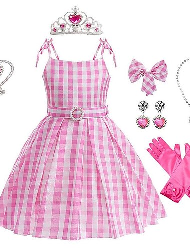  Bambola Vestito Set di accessori Retrò Vintage Anni 1950 Principessa Cosplay di film for Ragazze Bambini Carnevale Giornata universale dell'infanzia Addio al Nubilato